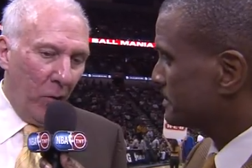Video: Gregg Popovich Wants Another Sideline Question?