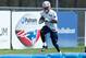 FOXBORO, MA - MAY 3: Aaron Dobson #17 of Marshall University participates in a drill during the New England Patriots Rookie Camp at Gillette Stadium on May 3, 2013 in Foxboro, Massachusetts. (Photo by Jim Rogash/Getty Images)