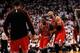 MIAMI, FL - MAY 06: Nate Robinson and Taj Gibson #22 of the Chicago Bulls celebrate after Robinson scores against the Miami Heat in Game One of the Eastern Conference Semifinals of the 2013 NBA Playoffs at American Airlines Arena on May 6, 2013 in Miami, Florida. NOTE TO USER: User expressly acknowledges and agrees that, by downloading and/or using this photograph, user is consenting to the terms and conditions of the Getty Images License Agreement. (Photo by Chris Trotman/Getty Images)