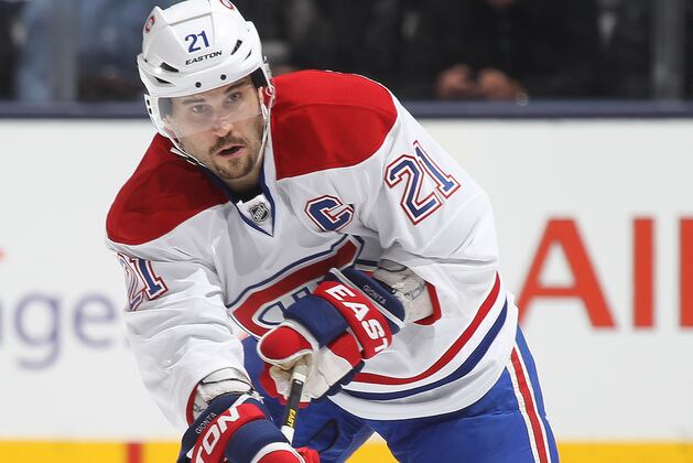 Habs Captain Gionta (Torn Biceps) Done for Year