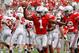 COLUMBUS, OH - SEPTEMBER 1: Bradley Roby #1 of the Ohio State Buckeyes celebrates scoring a touchdown after Zac Murphy #45 of the Miami Redhawks fumbled a punt during the third quarter on September 1, 2012 at Ohio Stadium in Columbus, Ohio. Ohio State defeated Miami 56-10. (Photo by Kirk Irwin/Getty Images)