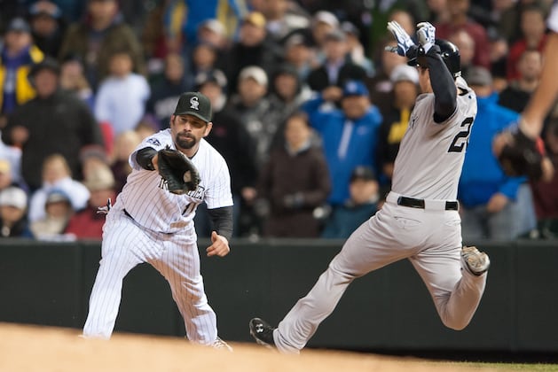 Yanks Snap Coors Hex with Infield Hit in 9th