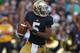 SOUTH BEND, IN - SEPTEMBER 08: Everett Golson #5 of the Notre Dame Fighting Irish looks for a receiver against the Purdue Boilermakers at Notre Dame Stadium on September 8, 2012 in South Bend, Indiana. Notre Dame defeated Purdue 21-17. (Photo by Jonathan Daniel/Getty Images)