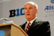 July 26, 2012; Chicago, IL, USA; Big Ten commissioner Jim Delany speaks during the Big Ten media day at the McCormick Place Convention Center. Mandatory Credit: Reid Compton-USA TODAY Sports