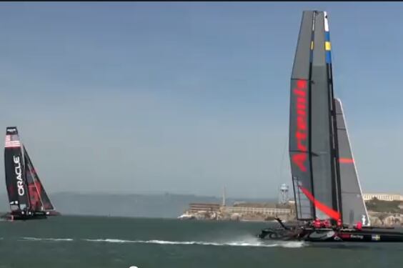 Racing on Foils on San Francisco Bay