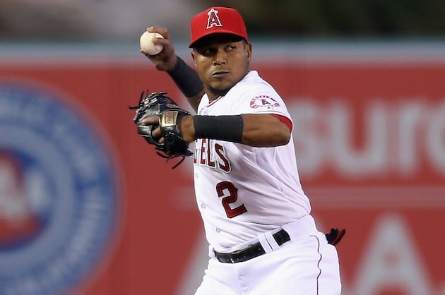 Erick Aybar Leaves with Hamstring Tightness