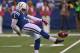 INDIANAPOLIS, IN - OCTOBER 21: Pat McAfee #1 of the Indianapolis Colts punts against the Cleveland Browns at Lucas Oil Stadium on October 21, 2012 in Indianapolis, Indiana. The Colts defeated the Browns 17-13. (Photo by Jonathan Daniel/Getty Images)