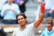 MADRID, SPAIN - MAY 08: Rafael Nadal of Spain celebrates defeating Benoit Paire of France during day five of the Mutua Madrid Open tennis tournament at the Caja Magica on May 8, 2013 in Madrid, Spain. (Photo by Julian Finney/Getty Images)