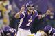 MINNEAPOLIS, MN - DECEMBER 30: Christian Ponder #7 of the Minnesota Vikings signals during a game against the Green Bay Packers on December 30, 2012 at Mall of America Field at the Hubert H. Humphrey Metrodome in Minneapolis, Minnesota. The Vikings defeated the Packers 37-34. (Photo by Andy Clayton King/Getty Images)