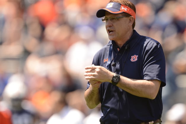 Malzahn Feels Good About Quarterback Situation at Auburn