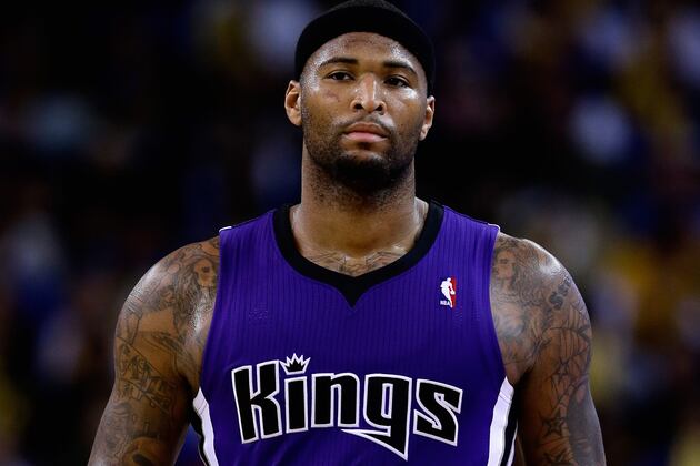 DeMarcus Cousins Makes First Pitch in Lexington Game