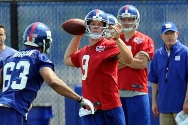 Nassib Looks 'Poised' in First Practice with Giants