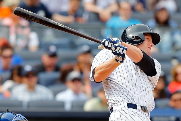 Lyle Overbay Drives in Five Runs in Yankees Win over Kansas City Royals