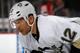 NEWARK, NJ - APRIL 25: Jarome Iginla #12 of the Pittsburgh Penguins skates against the New Jersey Devils at the Prudential Center on April 25, 2013 in Newark, New Jersey. The Devils defeated the Penguins 3-2. (Photo by Bruce Bennett/Getty Images)