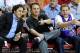 LAS VEGAS - OCTOBER 13: (L-R) Brothers George Maloof, Gavin Maloof and Joe Maloof watch a preseason game between the Sacramento Kings and the Los Angeles Lakers at the Thomas & Mack Center October 13, 2010 in Las Vegas, Nevada. The Lakers won 98-95. NOTE TO USER: User expressly acknowledges and agrees that, by downloading and/or using this Photograph, user is consenting to the terms and conditions of the Getty Images License Agreement. (Photo by Ethan Miller/Getty Images)