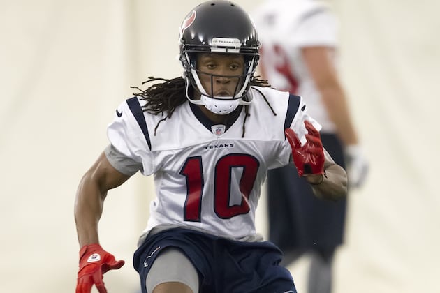 DeAndre Hopkins Back at Practice, Continues to Impress