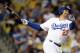 LOS ANGELES, CA - MAY 10: Adrian Gonzalez #23 of the Los Angeles Dodgers reacts after his strikeout during the fifth inning against the Miami Marlins at Dodger Stadium on May 10, 2013 in Los Angeles, California. (Photo by Harry How/Getty Images)