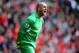 LIVERPOOL, ENGLAND - MAY 05: Pepe Reina of Liverpool shouts to his team-mates during the Barclays Premier League match between Liverpool and Everton at Anfield on May 5, 2013 in Liverpool, England. (Photo by Laurence Griffiths/Getty Images)