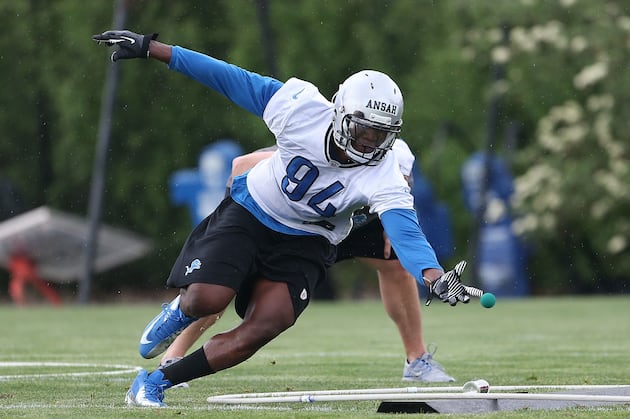 Lions Rookie Ziggy Ansah Shows Improvement