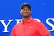PONTE VEDRA BEACH, FL - MAY 12: Tiger Woods of the USA takes the stage for the tropht presentation after winning THE PLAYERS Championship at THE PLAYERS Stadium course at TPC Sawgrass on May 12, 2013 in Ponte Vedra Beach, Florida. (Photo by Richard Heathcote/Getty Images)