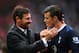 STOKE ON TRENT, ENGLAND - MAY 12: Spurs manager Andre Villas-Boas congratulates Gareth Bale following their team's 2-1 victory during the Barclays Premier League match between Stoke City and Tottenham Hotspur at Britannia Stadium on May 12, 2013 in Stoke on Trent, England. (Photo by Laurence Griffiths/Getty Images)