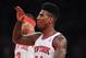 NEW YORK, NY - MAY 6: Iman Shumpert #21 of the New York Knicks plays against the Indiana Pacers during Game Two of the Eastern Conference Semifinals of the 2013 NBA Playoffs at Madison Square Garden on May 7, 2013 in New York City. NOTE TO USER: User expressly acknowledges and agrees that, by downloading and/or using this photograph, user is consenting to the terms and conditions of the Getty Images License Agreement. (Photo by Jeff Zelevansky/Getty Images)