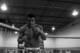 DELRAY BEACH, FL - SEPTEMBER 17: (EDITORS NOTE: Image has been converted to black and white.) Vitor Belfort conducts a workout at the Jaco Hybrid Training Center on September 17, 2012 in Delray Beach, Florida. Belfort will fight Jon Jones on September 22, 2012 at UFC 152 in Toronto, Canada. (Photo by Chris Trotman/Getty Images)