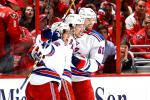 Rangers Rout Caps to Move On