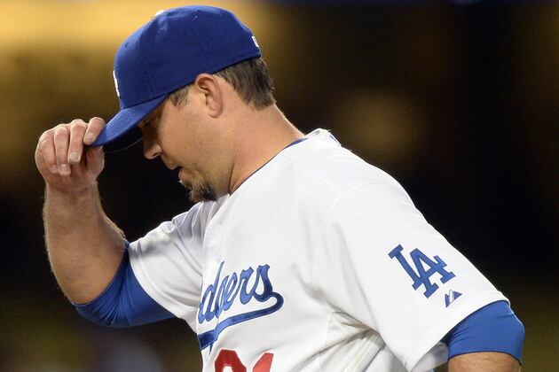 Josh Beckett Still Winless After Dodgers Fall 6-2 to Nationals