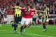 Talisman: Oscar Cardozo netted twice against Fenerbahce to send Benfica to the Final in Amsterdam