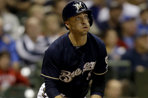 Braun Returns, Bruce Out; Tuesday's MLB Lineups