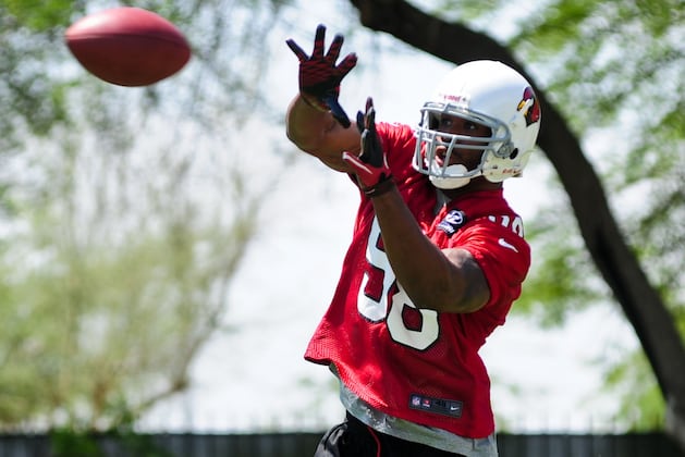 Daryl Washington Works with Second Team at Cardinals Workouts