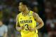 ATLANTA, GA - APRIL 08: Trey Burke #3 of the Michigan Wolverines reacts in the first half against the Louisville Cardinals during the 2013 NCAA Men's Final Four Championship at the Georgia Dome on April 8, 2013 in Atlanta, Georgia. (Photo by Andy Lyons/Getty Images)