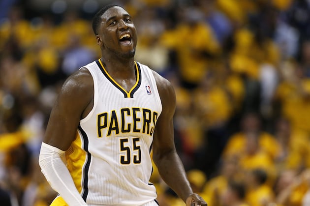 VIDEO: Roy Hibbert with the Putback as the Pacers Crash the Glass