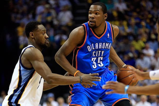 Grizzlies' Dogged Defense, Led by Tony Allen, Slows Thunder's Durant