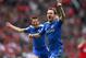 MANCHESTER, ENGLAND - MAY 05: Juan Mata of Chelsea celebrates after scoring the winning goal during the Barclays Premier League match between Manchester United and Chelsea at Old Trafford on May 5, 2013 in Manchester, England. (Photo by Alex Livesey/Getty Images)
