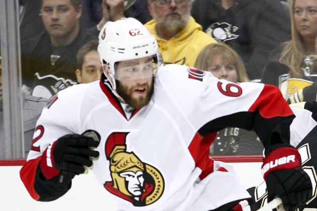Orpik Hit Sidelines Senators' Eric Gryba