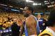 OAKLAND, CA - MAY 02: Andre Iguodala #9 of the Denver Nuggets leaves the court after losing to the Golden State Warriors during Game Six of the Western Conference Quarterfinals of the 2013 NBA Playoffs at ORACLE Arena on May 2, 2013 in Oakland, California. NOTE TO USER: User expressly acknowledges and agrees that, by downloading and or using this photograph, User is consenting to the terms and conditions of the Getty Images License Agreement. (Photo by Jed Jacobsohn/Getty Images)