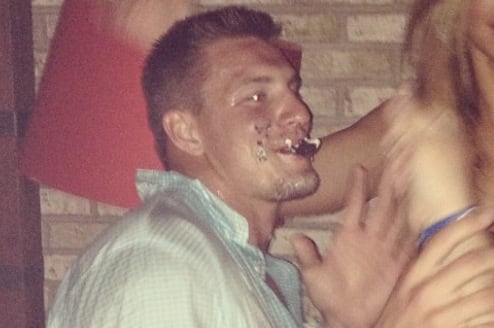 Gronk's Birthday Party Included Requisite Chicks & Rastafarian