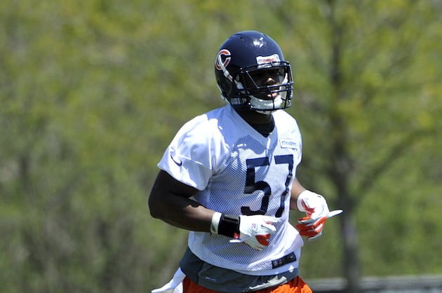 Jon Bostic Spent Bears Rookie Camp at MLB