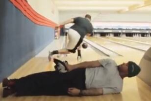 Video: Oregon DT Ricky Heimuli Quits Football for Bowling (Not Really)