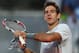 ROME, ITALY - MAY 14: Juan Martin Del Potro of Argentina celebrates at the end of his second round match against Andrey Kuznetsov of Russia during day three of the Internazionali BNL d'Italia 2013 at the Foro Italico Tennis Centre on May 14, 2013 in Rome, Italy. (Photo by Clive Mason/Getty Images)