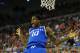 GAINESVILLE, FL - FEBRUARY 12: Guard Archie Goodwin #10 of the Kentucky Wildcats celebrates after a first half basket against the Florida Gators February 12, 2013 at Stephen C. O'Connell Center in Gainesville, Florida. (Photo by Al Messerschmidt/Getty Images)