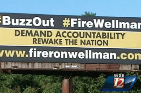 Wake Forest Fans Erect a Billboard Demanding the Firing of Coach, AD