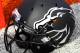 Oct 20,2012; Boise,ID, USA; Boise State Broncos helmet for the all black uniform being worn for their game against the UNLV Rebels at Bronco Stadium. Mandatory Credit: Brian Losness-USA TODAY Sports
