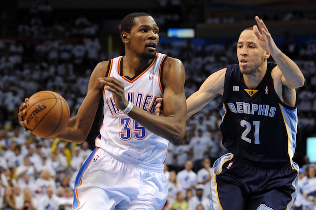 Grizzlies' Tayshaun Prince Says Kevin Durant Was Tough to Cover