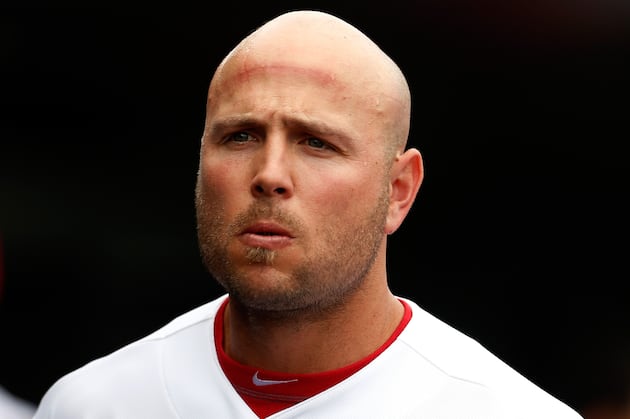 Jay, Holliday Sit; Wigginton Starts at First