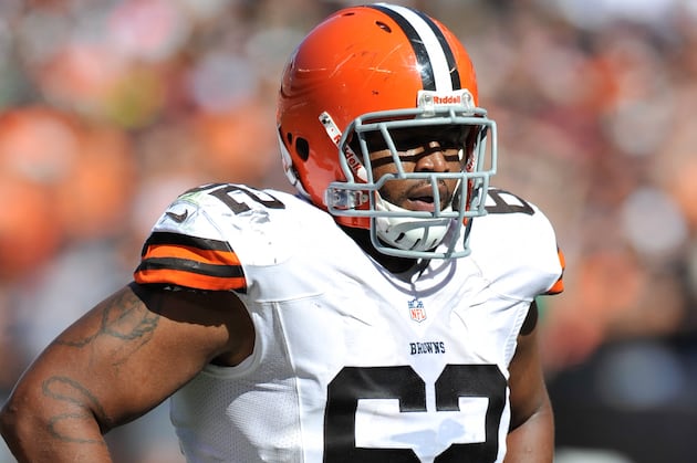 Jason Pinkston on Field at Browns OTAs