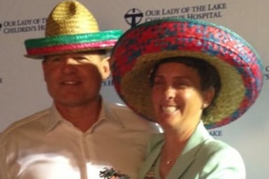 LSU Football: Les Miles Wears Sombrero at Fiesta (PHOTO)