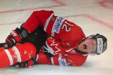 Eric Staal Injured in World Championship Game